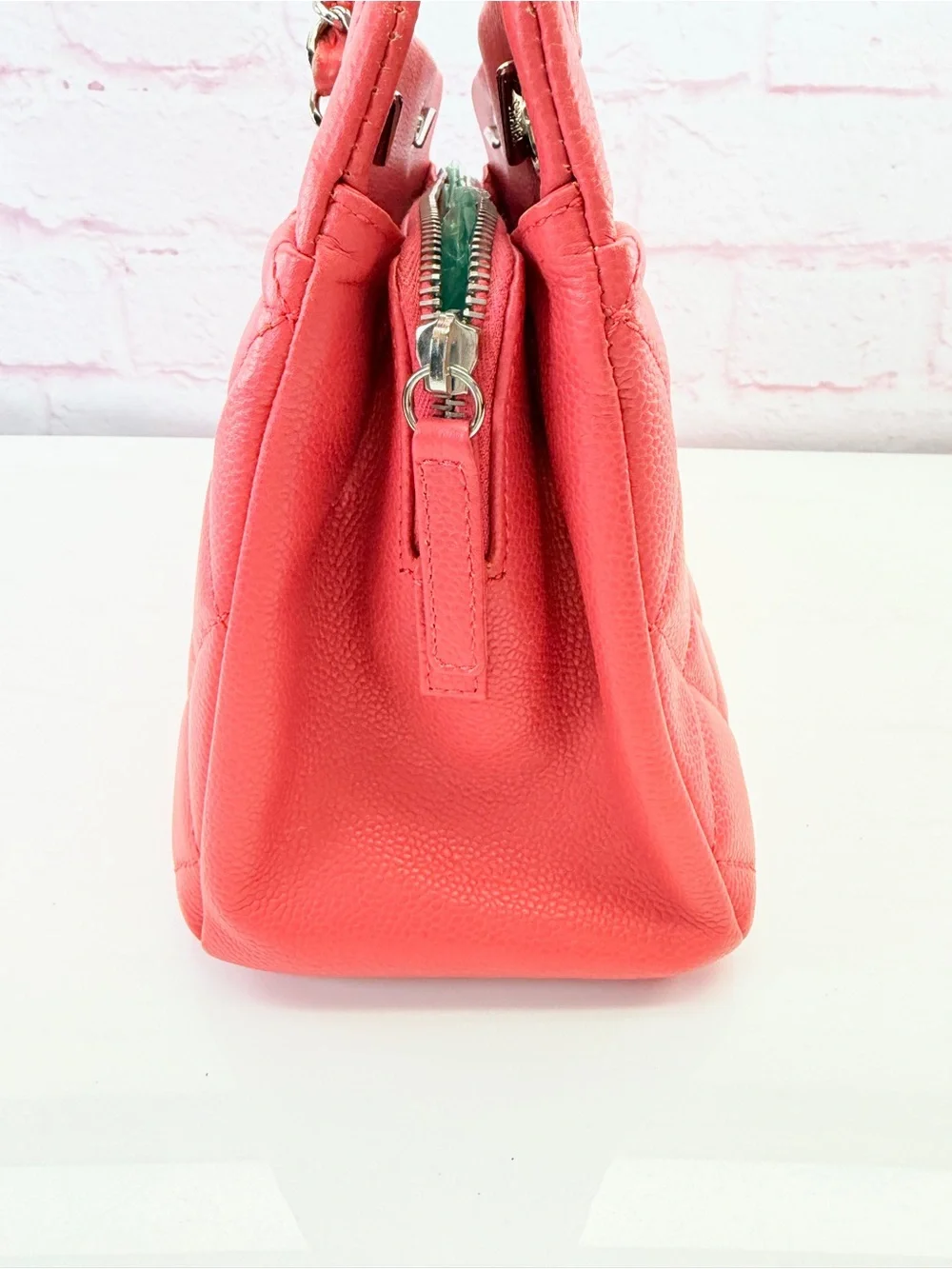 Chanel Caviar Timeless CC Small Shopper Shoulder Bag